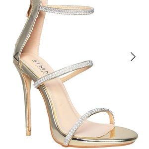 Beautiful Lorena Sliver Stiletto